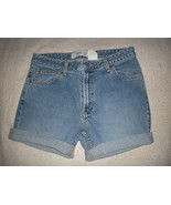 Gap Vtg 90&#39;s Mid Rise Stretch Denim Cut Off Jeans Shorts Size 8 29 Waist - £7.81 GBP