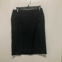 NWT BEBE Black Nylon Cotton Blend Pencil Skirt Women&#39;s Size 2 NEW - £7.88 GBP