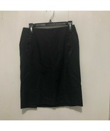 NWT BEBE Black Nylon Cotton Blend Pencil Skirt Women&#39;s Size 2 NEW - €8,48 EUR