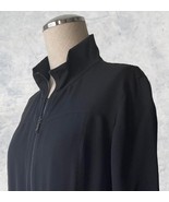 Lafayette 148 New York Silk Jacket Women’s Size Small Black Zip Front Mi... - $1,233.41 MXN