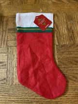 December Home Christmas/Holiday Hanging Red/White Stocking-Brand New-SHI... - $9.78