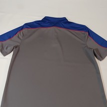 TX3 Cool Cubs TWPL Men's Gray & Blue Short Sleeve Polo Shirt Embroidered Logo L image 14