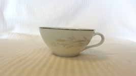 White Fine China Coffee Cup from Nasco Japan, Saxony Pattern - $25.00