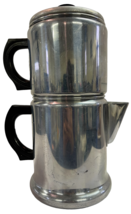 Vintage WEST BEND Aluminum Kwik Drip Stove Top Coffee Maker Pot Camping 8 Cups - £36.07 GBP