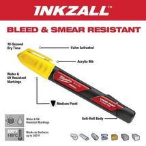 Milwaukee INKZALL Yellow Liquid Paint Marker - $9.95