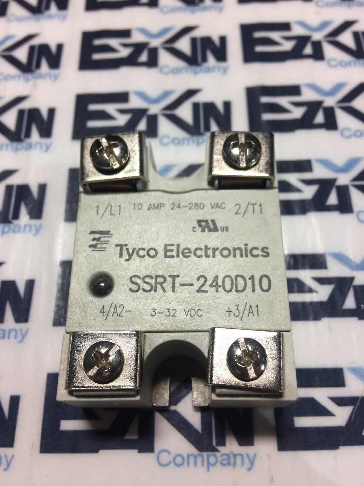 Tyco Electronics SSRT-240D10 Relay Input 10Amp 24-280VAC Output 2Amp 3-3... - $15.40