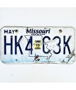 2015 United States Missouri Bluebird Passenger License Plate HK4 C3K - £14.95 GBP