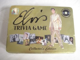 New Elvis Trivia Game Collector&#39;s Edition in a Tin 2003 Over 200 Photos - $8.99