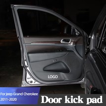 Door Kick Pad For  Grand Cherokee 2011- Thickened PU Wear-resistant Waterproof   - £89.44 GBP