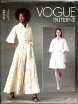 Vogue V1783 Misses 16 to 24 Button Front Dresses Uncut Sewing Pattern - £18.48 GBP