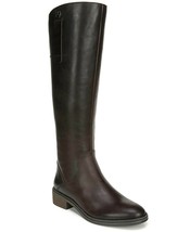 Franco Sarto Women Tall Riding Boots Becky Size US 5M Wide Calf Brown Leather - £15.71 GBP