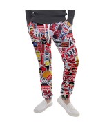 Supreme sticker bomb Style Skate Sport jogger pant sweatpants - $47.74 CAD