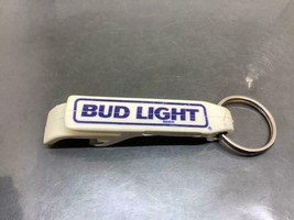 Vintage Promo Keyring Bière Bud Light Beer Keychain Bottle Opener Porte-Clés Usa - £6.30 GBP