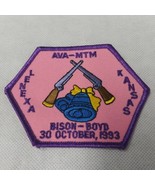 1993 AVA Volkssport Patch Lenexa KS Bison - Boyd Guns Bells New - £3.69 GBP