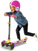 Chillafish Scotti Glow 3-Wheel Lean-To-Steer Scooter With Light-Up Wheel... - $63.95