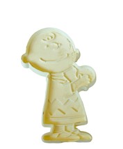 Charlie Brown Cookie Cutter vtg Peanuts Gang plastic United Feature figurine USA - £14.20 GBP