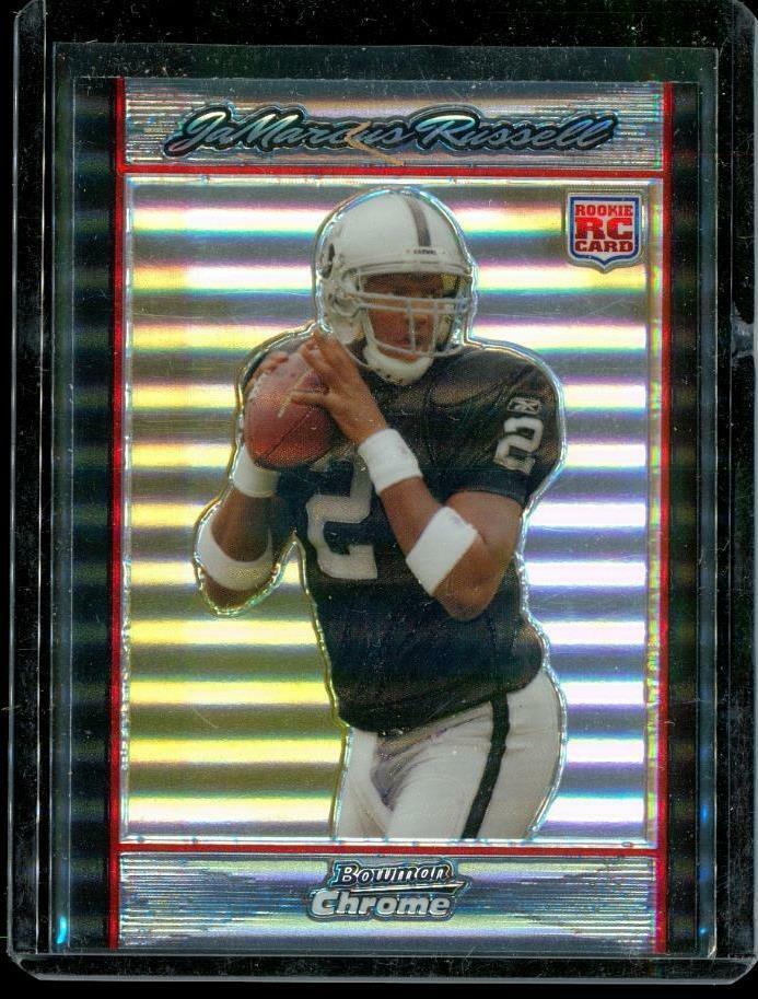 Primary image for 2007 BOWMAN CHROME RC Refractor Football Card BC56 JAMARCUS RUSSELL Raiders