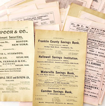 1906 Maine Local Towns Advertisement Pages Bulk Lot Of 47 Pcs 500+ Ads E10 - $29.99