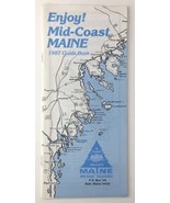 Enjoy ! Mid-Coast Maine 1987 Guide Book Mid Coast Association Booklet 37... - £15.04 GBP