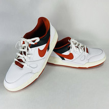 New! Men’s Size 12 Nike Men&#39;s Full Force Low Shoes White/Black/Red FB136... - $64.99