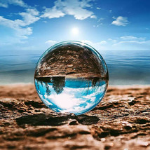 50mm Photography Crystal Ball Lens Sphere Glass Decor Lucky Rainbow Effe... - $160.12 MXN
