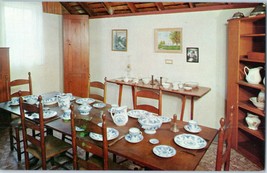 Dining Room The Shaker Museum Old Chatham New York Postcard - £4.12 GBP