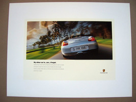 Porsche Official Boxster &#39;forget&#39; Dealer Showroom Poster 1997 New Usa - £30.56 GBP