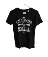 Majestic Ragazzi Colorado Rockies Sul Campo Property Girocollo T-Shirt, ... - $14.83