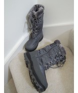 Ladies Boots Size 9 M DREAM PAIRS Faux Fur Lined Mid Calf Gray Winter Bo... - £18.97 GBP