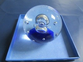 CRYSTAL PAPERWEIGHT CONTROL BUBBLE 3 1/2 X 3 1/2  - $74.25