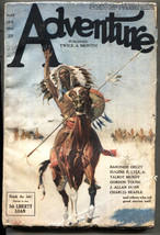 ADVENTURE May 18 1919-Indian Chief cover-Talbot Mundy-Rare Early Pulp Magazine - £137.70 GBP