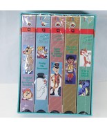 Christmas Classics 5 VHS Set 1990 SEALED Rudolph Frosty Santa Merry Cricket - £27.57 GBP