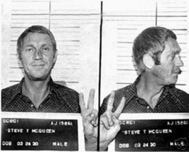 Steve McQueen Mug Shot - $16.07 CAD