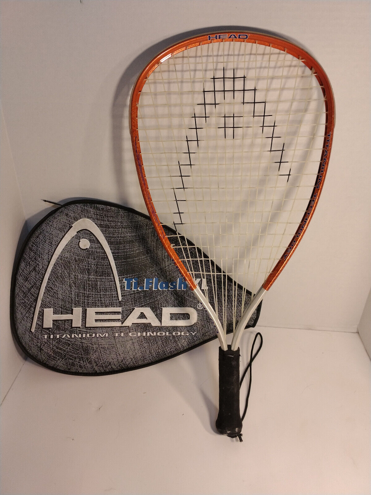 Primary image for Head Ti.Flash XL Titanium Racquetball Racket 3 5/8” Grip With Case