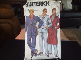 Butterick 3037 Men&#39;s Robe &amp; Pajamas Pattern - Size L &amp; XL (42-48) - £11.01 GBP