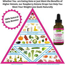 Raspberry Ketones Liquid Drops for Women &amp; Men Keto Diet Weight Loss Belly(60ml) - £36.22 GBP