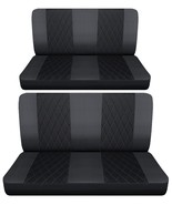 Fits 1966 Ford Galaxie 500 4 door sedan Front and Rear bench seat covers - $221.18 CAD