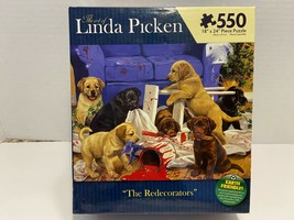 New and sealed The Redecorators Linda Picken 550 Piece Jigsaw Puzzle 18&quot;... - $6.44