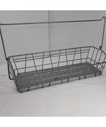 Ikea steel wire hanging basket Bygel rectangle kitchen organizer office ... - $20.66 CAD