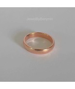 Hammered raw copper ring, copper band ring, simple ring, raw copper ring - $810.88 MXN