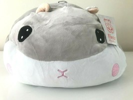 Giant Grey Hamster Plush. Super Soft 14.5 inches. NWT - £20.68 GBP