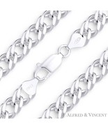 8.3mm Rombo Italian Chain Double-Curb Link Bracelet in 925 Italy Sterlin... - €73,40 EUR+ 8.3mm Rombo Italian Chain Double-Curb Link Bracelet in 925 Italy Sterlin... - €73,40 EUR+