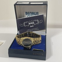 Vintage Benrus Watch New Old Stock Quartz Watch New Battery NOS 26mm - £62.57 GBP
