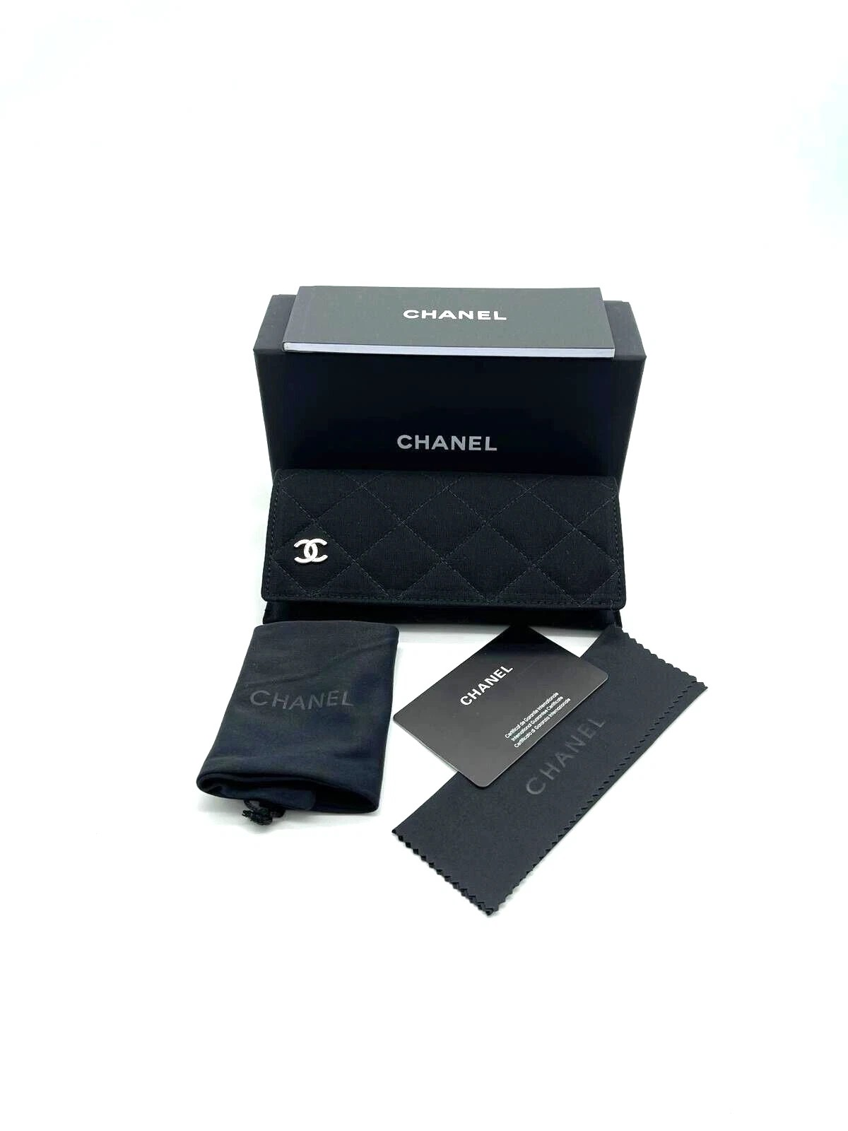 CHANEL 5416 Black Gray Oval Sunglasses–Acetate Frame – Brand New 100% Authentic Item image 9