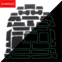 ZUNDUO Gate Slot Cup Mat for  TUNDRA  Interior Accessories Anti-Slip Pad Non-Sli - £85.67 GBP