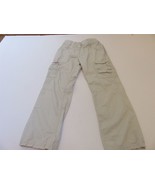 Hanna Andersson girls Khaki cargo pants 130 US 8 EUC - $15.85