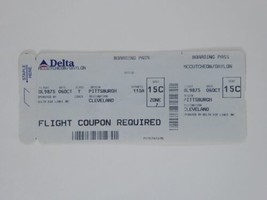 Daylong McCutcheon Cleveland Browns Airline Boarding Pass NFL 2002 - $9.89