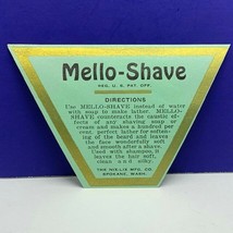 Perfume label 1920 art deco ephemera advertising vtg Mello-Shave Spokane WA us 3 - £9.23 GBP