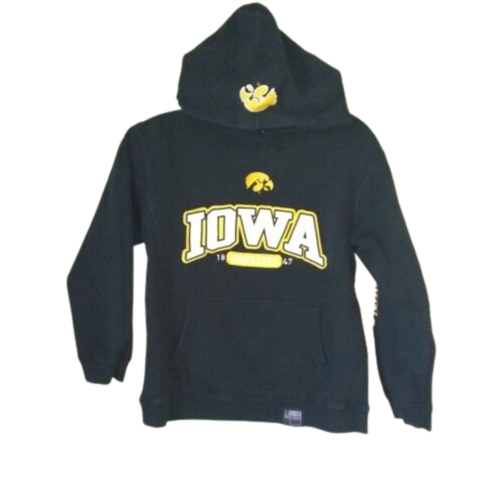 Primary image for Iowa Hawkeye J-America Size Youth Large Pullover Hoodie W/ Kangaroo Pocket