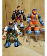 Fisher Price RESCUE HEROES 6&quot; Action Figures Billy Blazes, Bill Barker, ... - $17.20 CAD